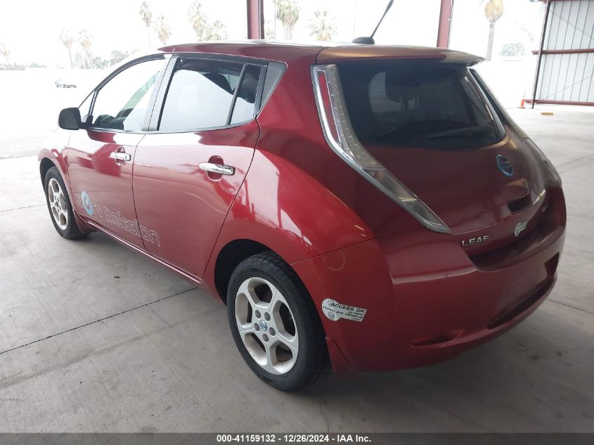 2012 Nissan Leaf Sl VIN: JN1AZ0CP4CT023421 Lot: 41159132