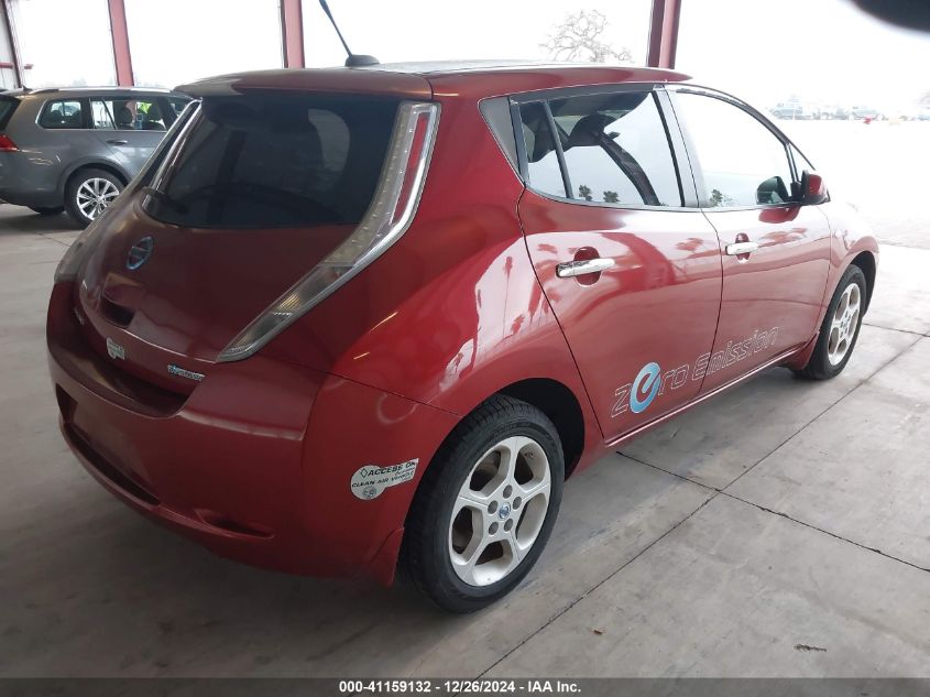 2012 Nissan Leaf Sl VIN: JN1AZ0CP4CT023421 Lot: 41159132