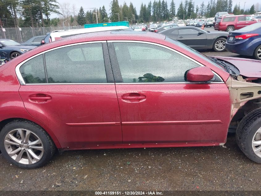 2013 Subaru Legacy 2.5I Limited VIN: 4S3BMBK61D3049237 Lot: 41159151