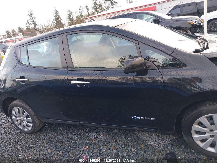 2013 Nissan Leaf S VIN: 1N4AZ0CP3DC400177 Lot: 41159203