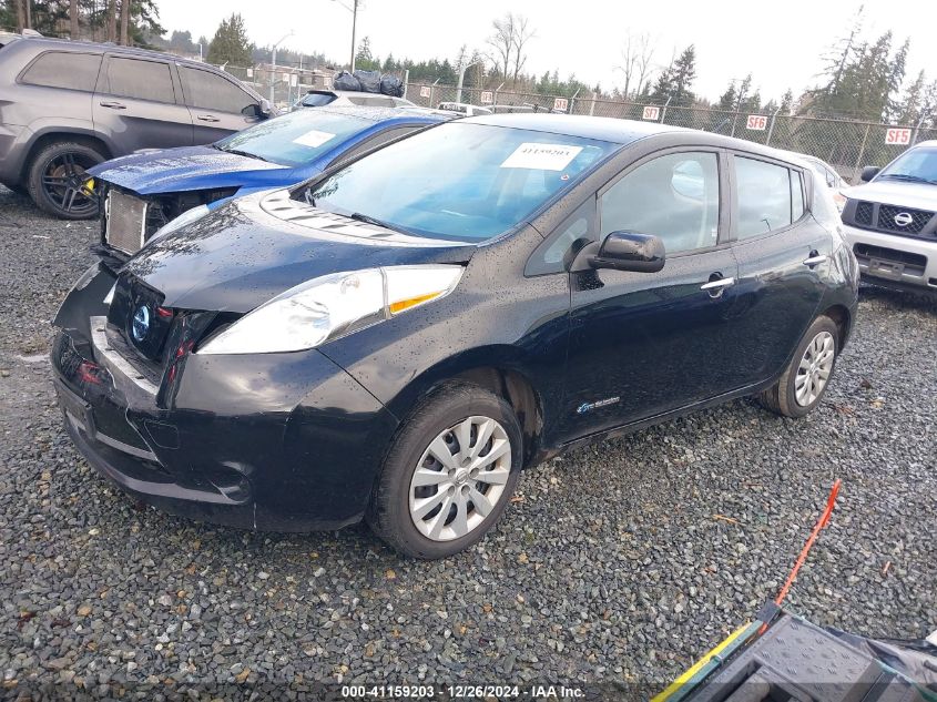 2013 Nissan Leaf S VIN: 1N4AZ0CP3DC400177 Lot: 41159203