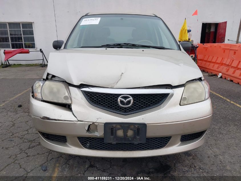 2002 Mazda Mpv Es/Lx VIN: JM3LW28A520309624 Lot: 41159231