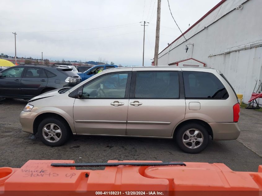 2002 Mazda Mpv Es/Lx VIN: JM3LW28A520309624 Lot: 41159231