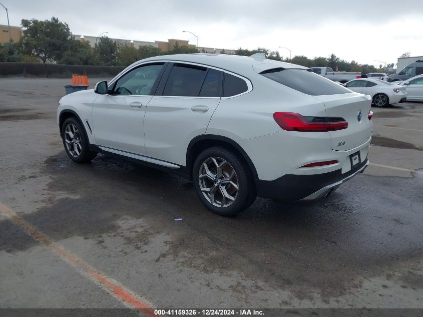 2020 BMW X4 xDrive30I VIN: 5UX2V1C05L9C53375 Lot: 41159326