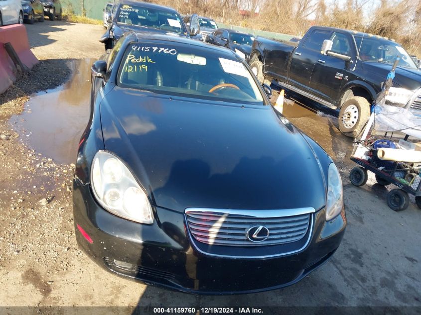 2003 Lexus Sc 430 VIN: JTHFN48Y130042869 Lot: 41159760