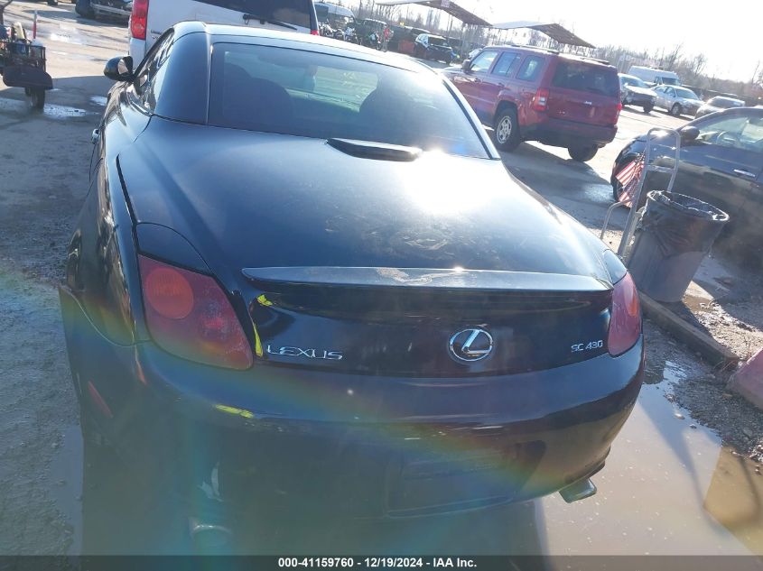 2003 Lexus Sc 430 VIN: JTHFN48Y130042869 Lot: 41159760