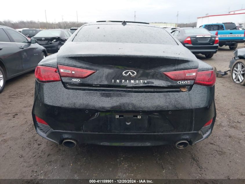 2021 Infiniti Q60 Red Sport 400 Awd VIN: JN1FV7LL6MM560293 Lot: 41159901