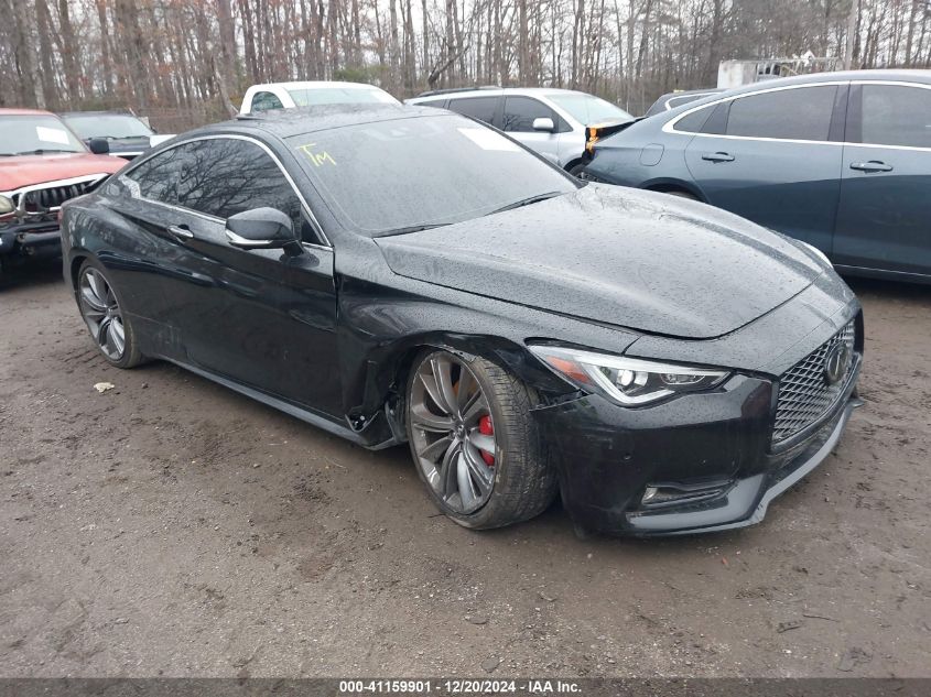 2021 Infiniti Q60 Red Sport 400 Awd VIN: JN1FV7LL6MM560293 Lot: 41159901