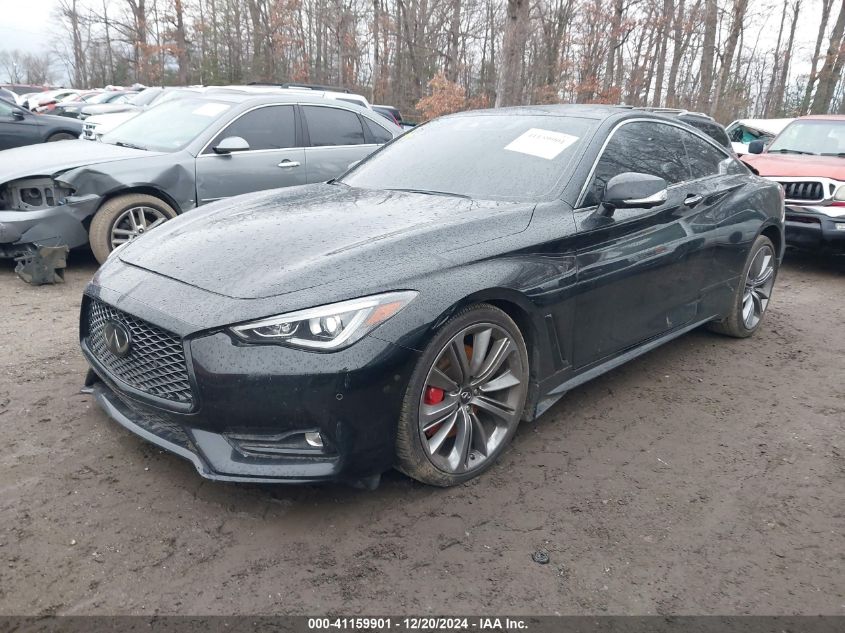 2021 Infiniti Q60 Red Sport 400 Awd VIN: JN1FV7LL6MM560293 Lot: 41159901