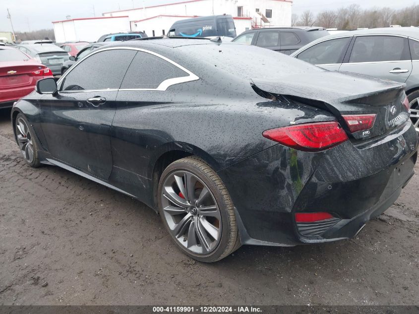 2021 Infiniti Q60 Red Sport 400 Awd VIN: JN1FV7LL6MM560293 Lot: 41159901