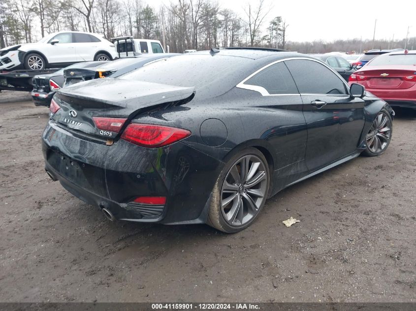 2021 Infiniti Q60 Red Sport 400 Awd VIN: JN1FV7LL6MM560293 Lot: 41159901