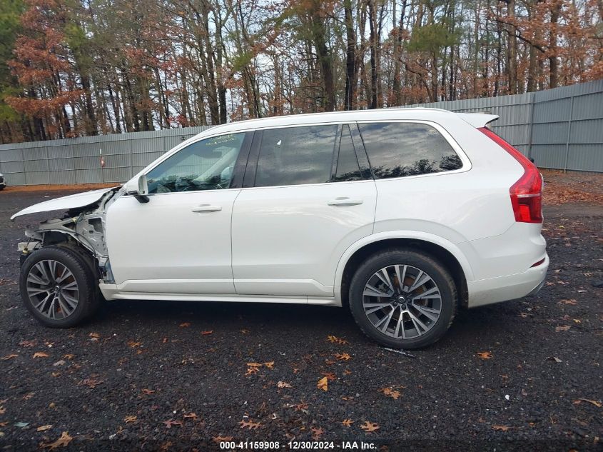 2021 Volvo Xc90 T5 Momentum 7 Passenger VIN: YV4102PK6M1737322 Lot: 41159908