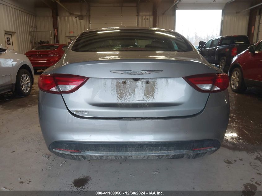 2016 Chrysler 200 Limited VIN: 1C3CCCABXGN124543 Lot: 41159956