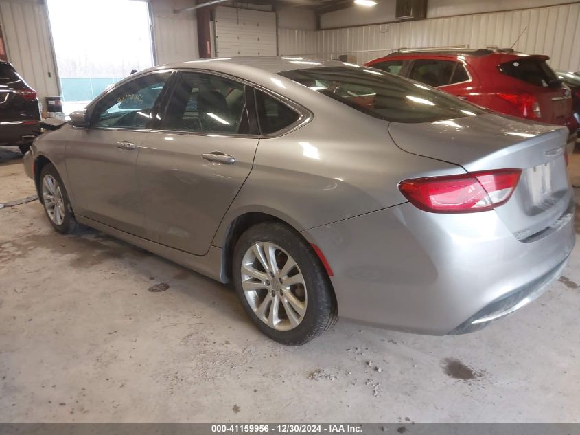 2016 Chrysler 200 Limited VIN: 1C3CCCABXGN124543 Lot: 41159956