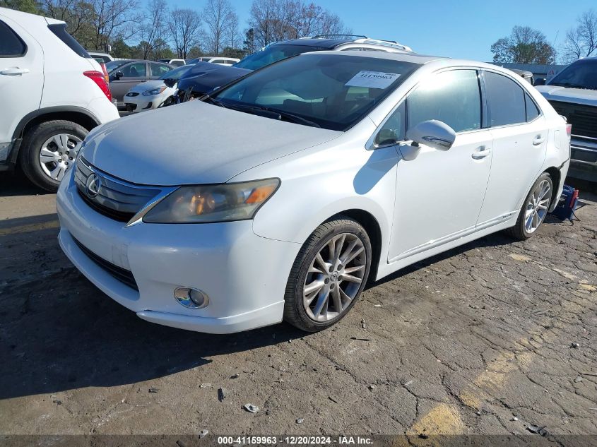 2010 Lexus Hs 250H Premium VIN: JTHBB1BA4A2024837 Lot: 41159963