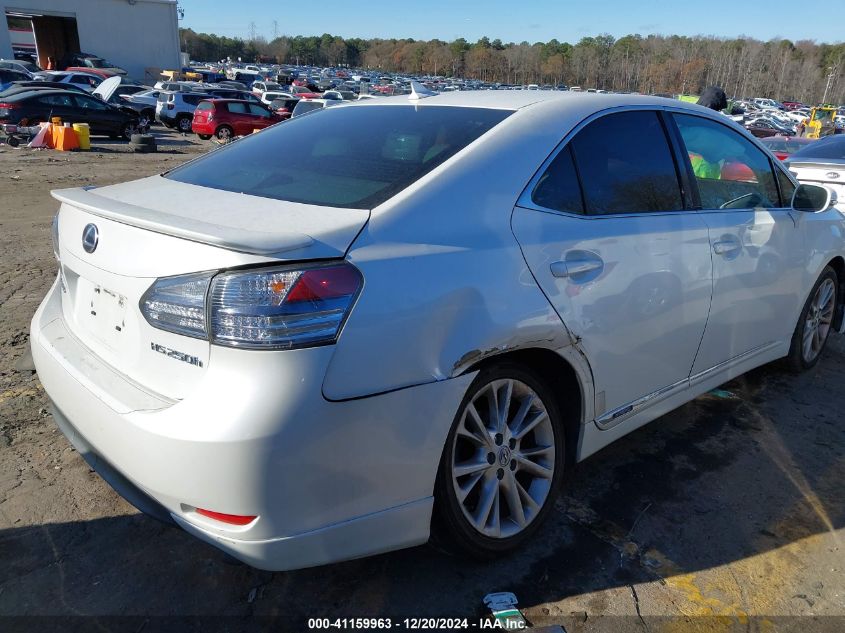 2010 Lexus Hs 250H Premium VIN: JTHBB1BA4A2024837 Lot: 41159963