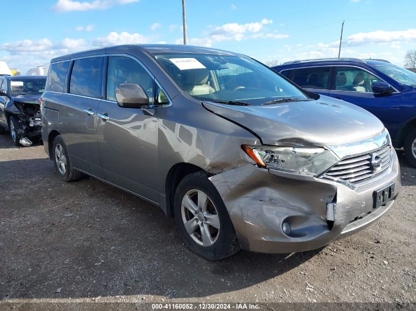 2014 Nissan Quest Sv VIN: JN8AE2KP4E9103621 Lot: 41160052