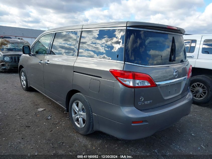 2014 Nissan Quest Sv VIN: JN8AE2KP4E9103621 Lot: 41160052