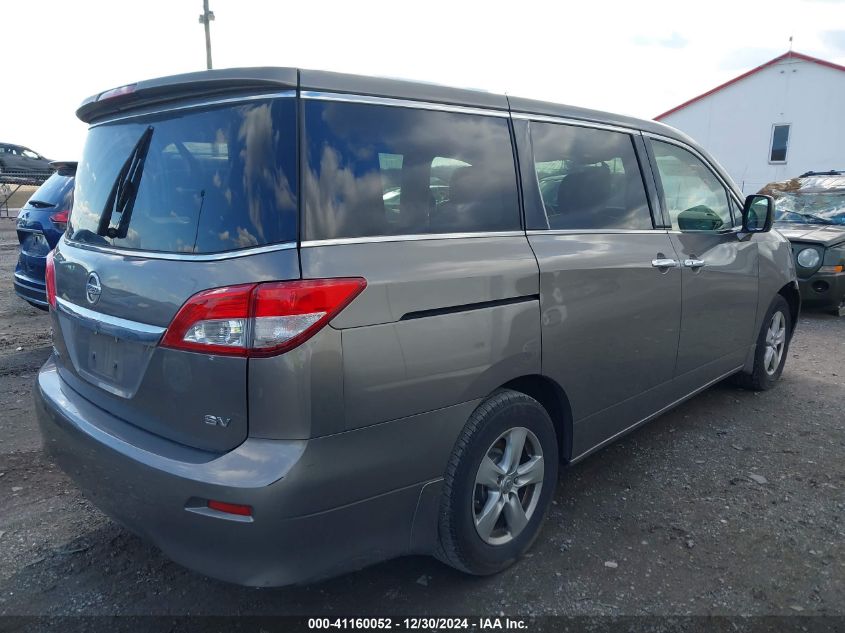 2014 Nissan Quest Sv VIN: JN8AE2KP4E9103621 Lot: 41160052