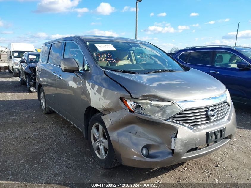 2014 Nissan Quest Sv VIN: JN8AE2KP4E9103621 Lot: 41160052