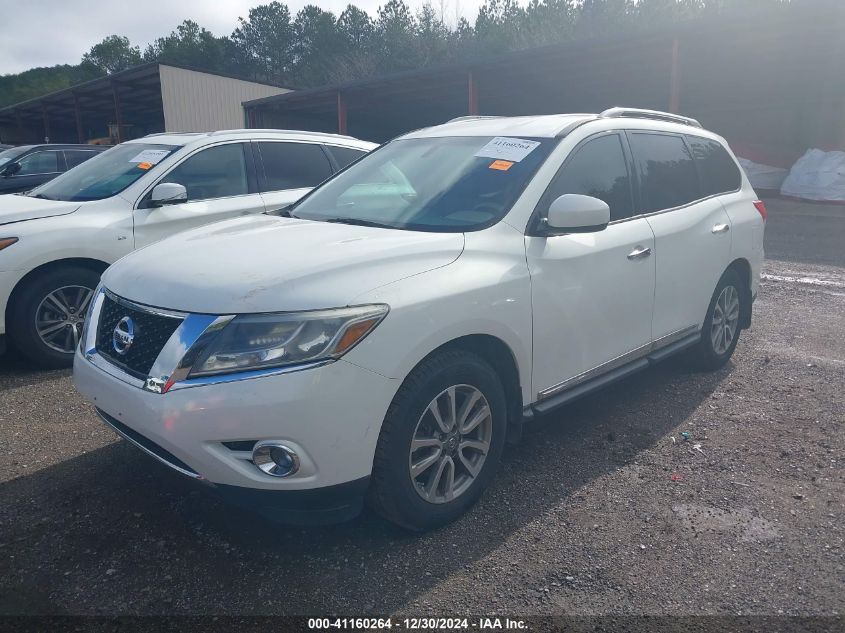 2014 Nissan Pathfinder Sl VIN: 5N1AR2MNXEC718944 Lot: 41160264