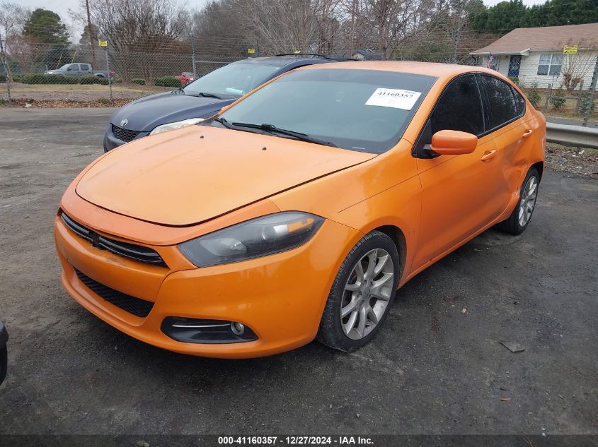 2013 Dodge Dart Sxt VIN: 1C3CDFBA6DD294744 Lot: 41160357