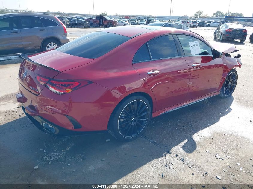 2021 Mercedes-Benz Amg Cla 35 4Matic VIN: W1K5J5BB9MN179314 Lot: 41160380