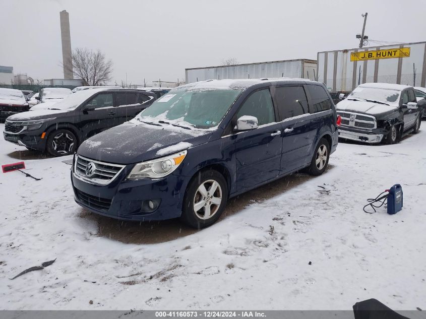 2014 Volkswagen Routan Sel Premium VIN: 2C4RVADG0ER135384 Lot: 41160573