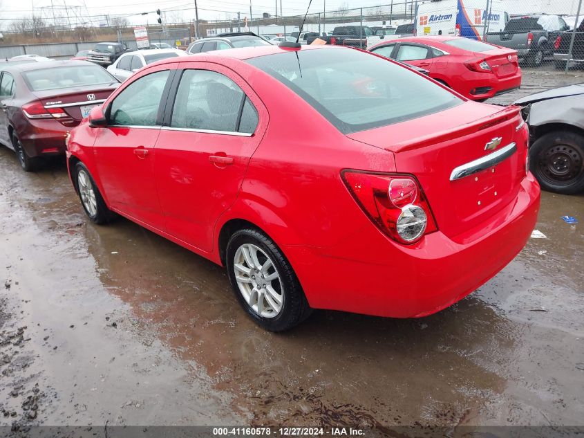 2016 Chevrolet Sonic Lt Auto VIN: 1G1JC5SH2G4111480 Lot: 41160578