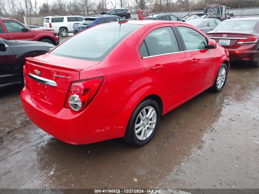 2016 Chevrolet Sonic Lt Auto VIN: 1G1JC5SH2G4111480 Lot: 41160578