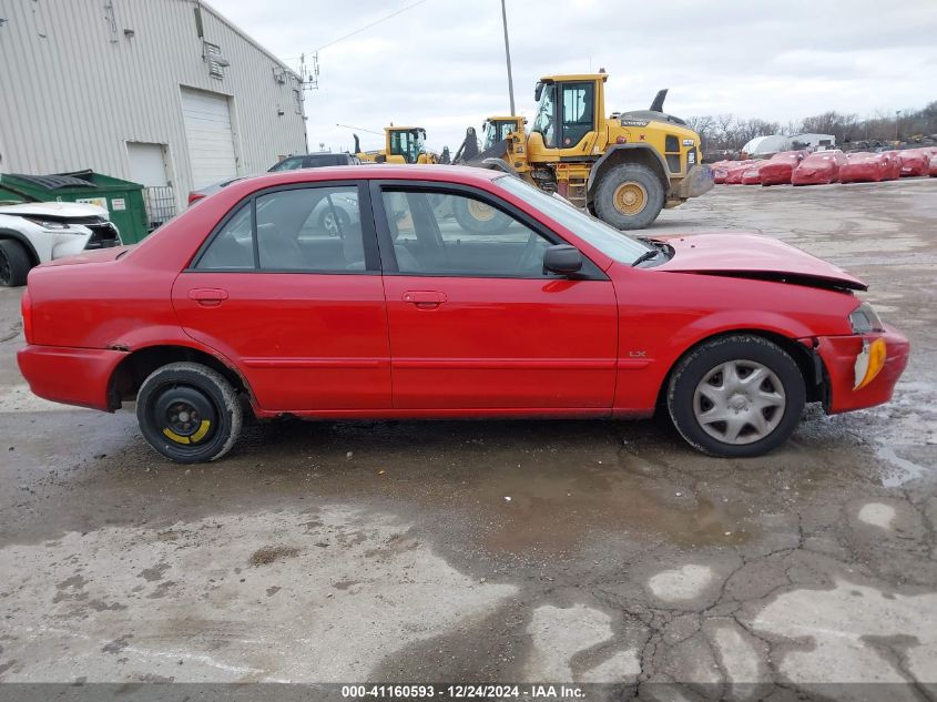 2000 Mazda Protege Dx/Lx VIN: JM1BJ2224Y0277889 Lot: 41160593