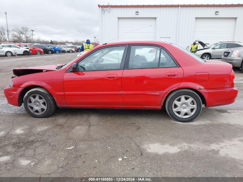 2000 Mazda Protege Dx/Lx VIN: JM1BJ2224Y0277889 Lot: 41160593