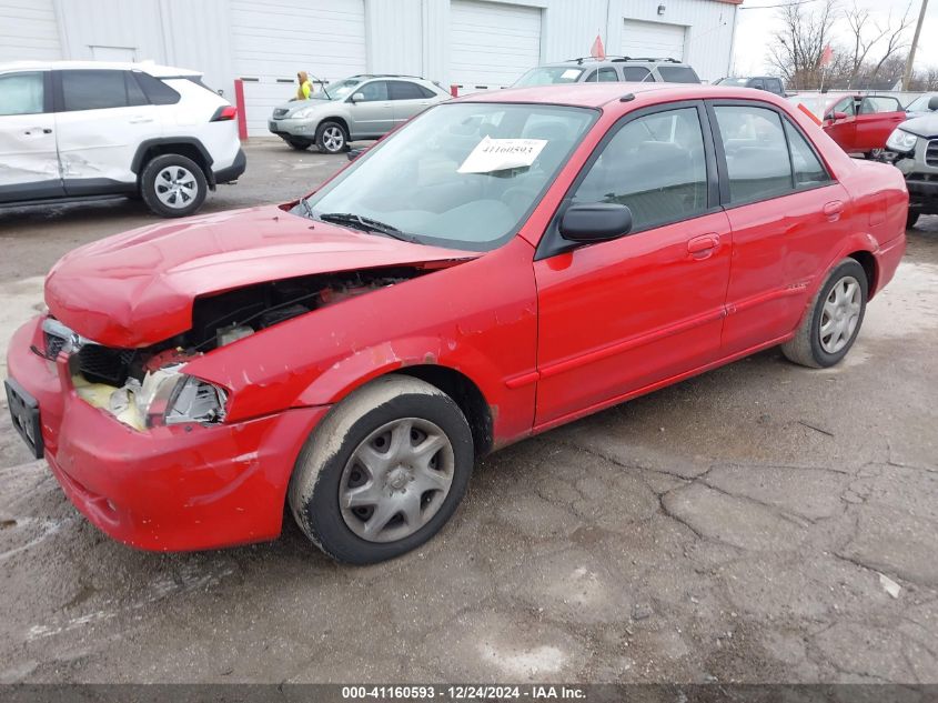 2000 Mazda Protege Dx/Lx VIN: JM1BJ2224Y0277889 Lot: 41160593