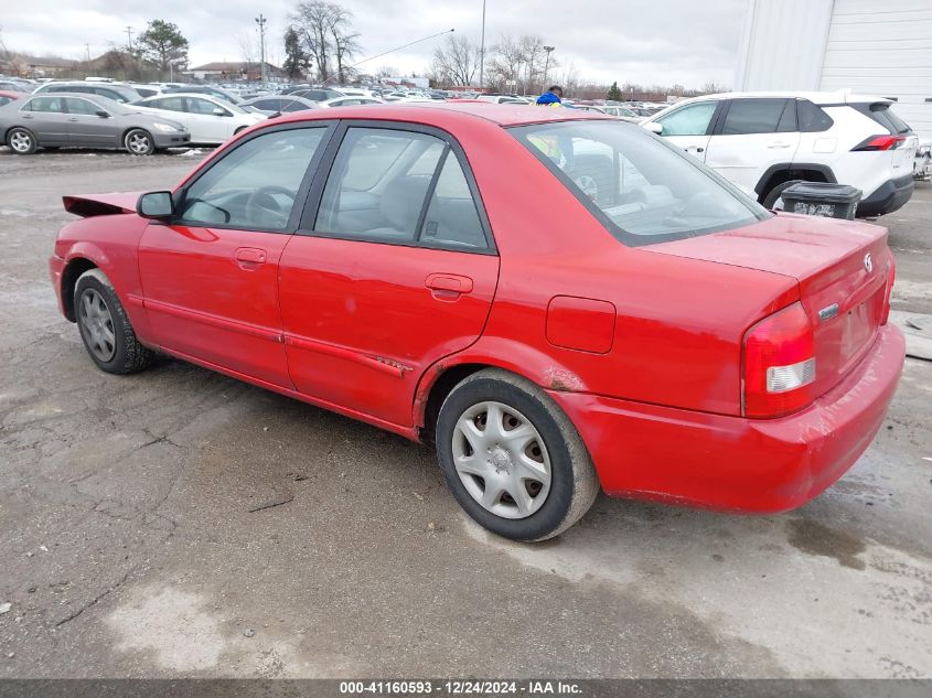 2000 Mazda Protege Dx/Lx VIN: JM1BJ2224Y0277889 Lot: 41160593