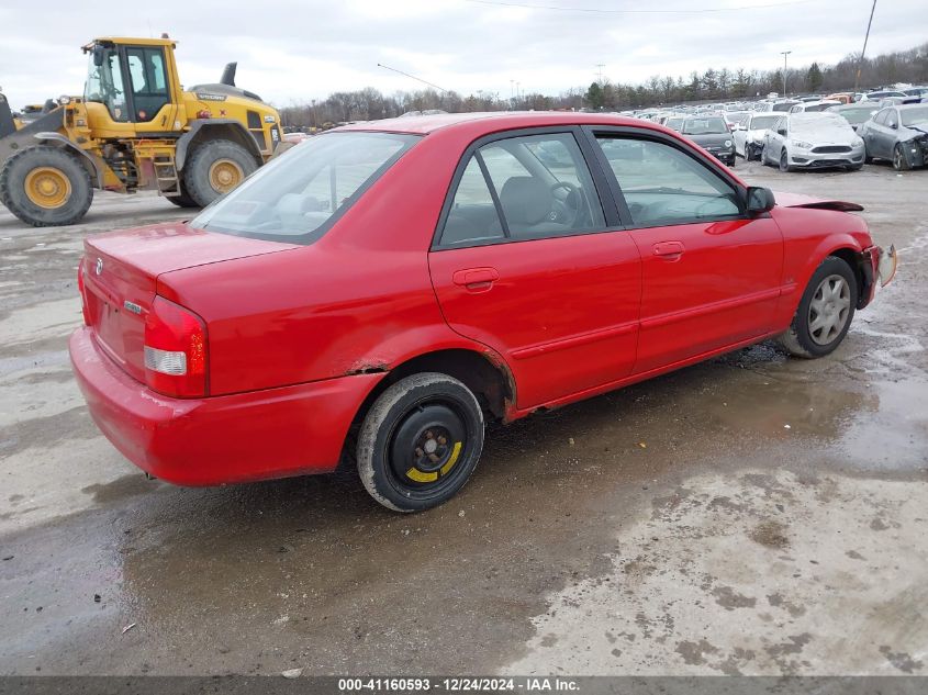 2000 Mazda Protege Dx/Lx VIN: JM1BJ2224Y0277889 Lot: 41160593