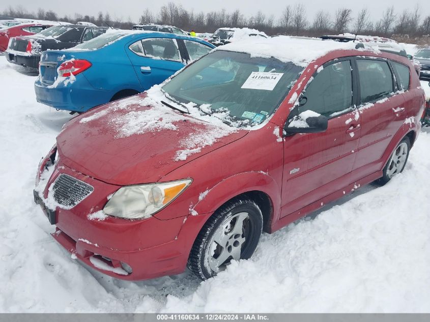 2008 Pontiac Vibe VIN: 5Y2SL65848Z412303 Lot: 41160634