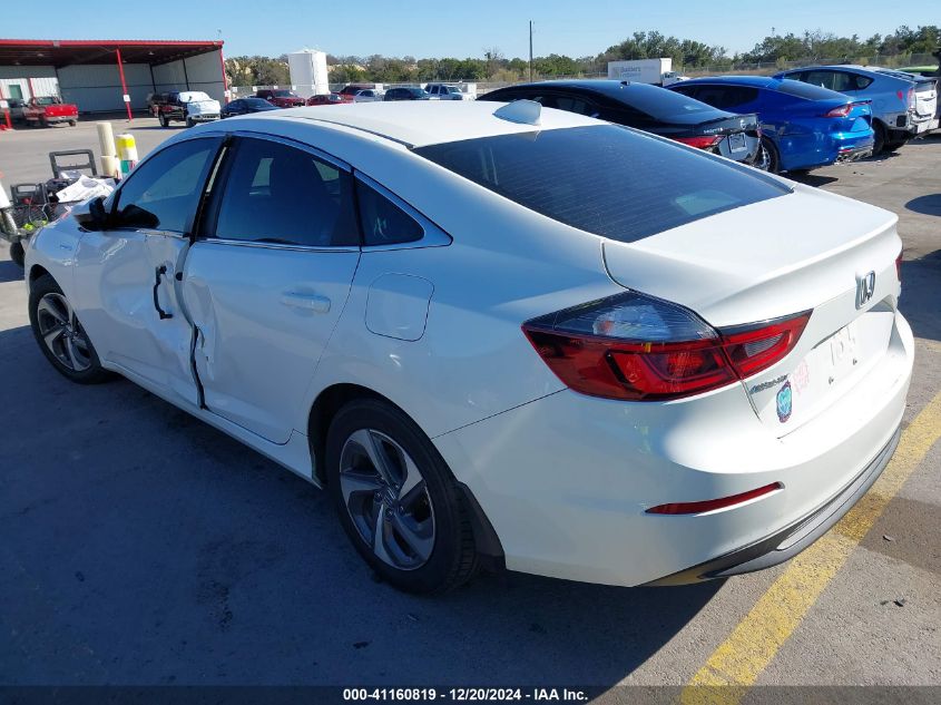 2019 Honda Insight Ex VIN: 19XZE4F51KE033845 Lot: 41160819