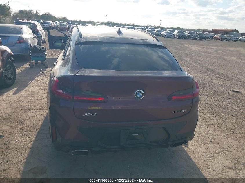 2022 BMW X4 xDrive30I VIN: 5UX33DT02N9K32561 Lot: 41160868