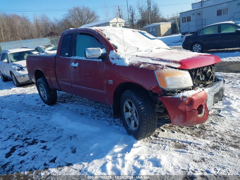 2004 Nissan Titan Se VIN: 1N6AA06A34N587205 Lot: 41161029