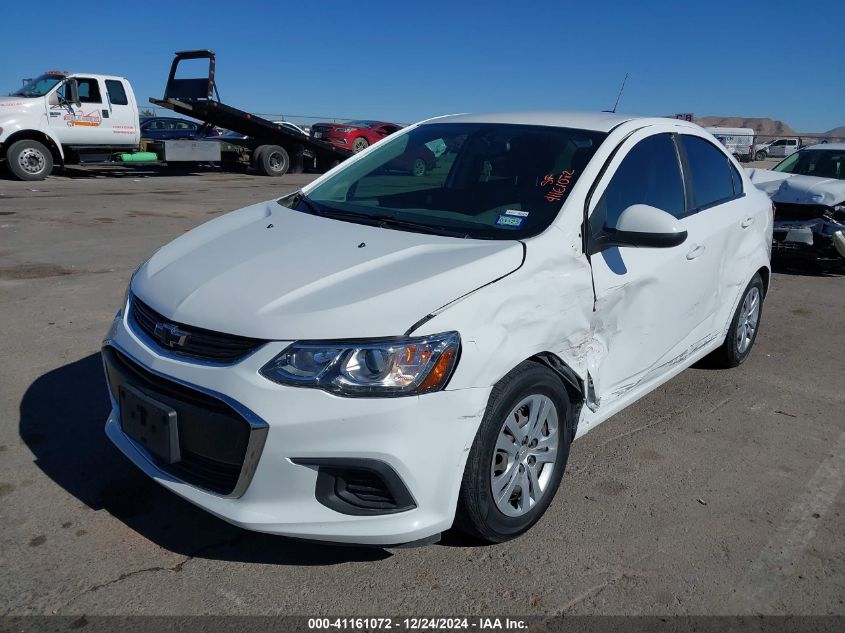 2020 Chevrolet Sonic Fwd Ls VIN: 1G1JB5SB7L4106672 Lot: 41161072