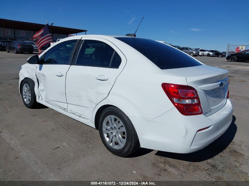 2020 Chevrolet Sonic Fwd Ls VIN: 1G1JB5SB7L4106672 Lot: 41161072