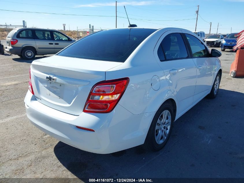 2020 Chevrolet Sonic Fwd Ls VIN: 1G1JB5SB7L4106672 Lot: 41161072