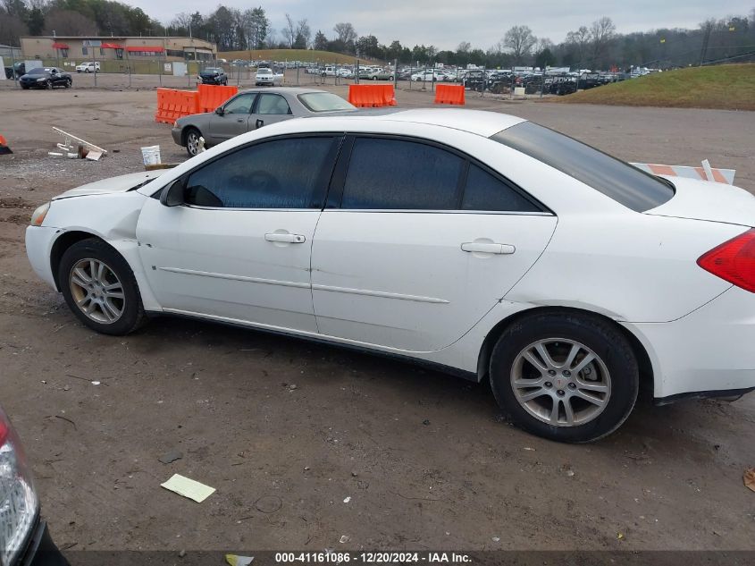 2006 Pontiac G6 Se1 VIN: 1G2ZG558364116250 Lot: 41161086