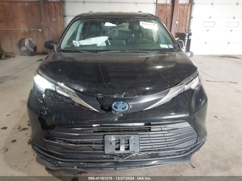 2022 Toyota Sienna Le VIN: 5TDKSKFC7NS070678 Lot: 41161210