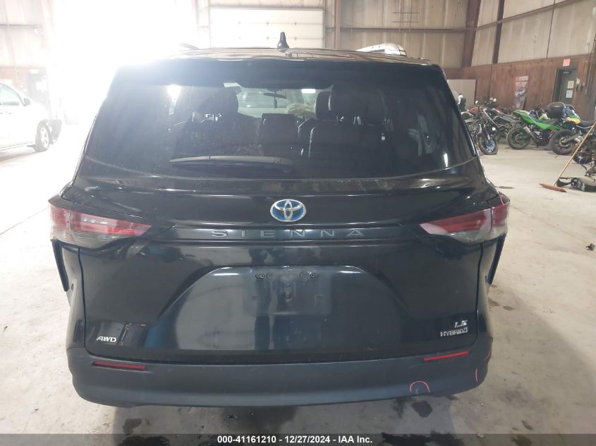 2022 Toyota Sienna Le VIN: 5TDKSKFC7NS070678 Lot: 41161210