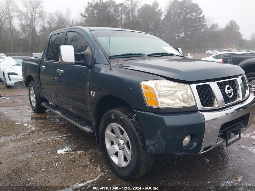 2004 Nissan Titan Le VIN: 1N6AA07A04N526330 Lot: 41161348