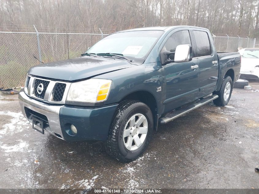 2004 Nissan Titan Le VIN: 1N6AA07A04N526330 Lot: 41161348