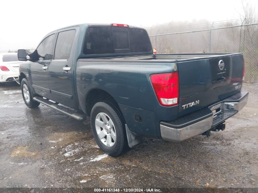 2004 Nissan Titan Le VIN: 1N6AA07A04N526330 Lot: 41161348