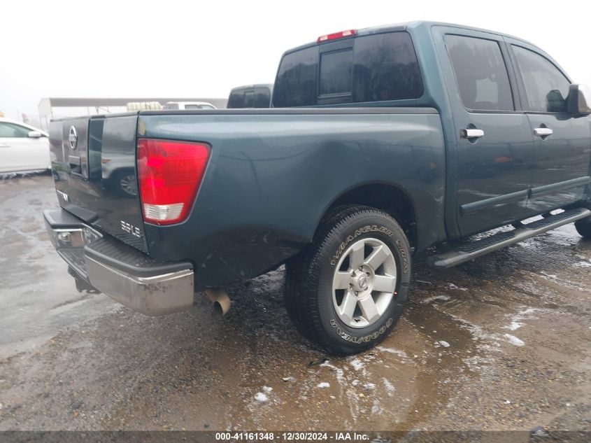 2004 Nissan Titan Le VIN: 1N6AA07A04N526330 Lot: 41161348