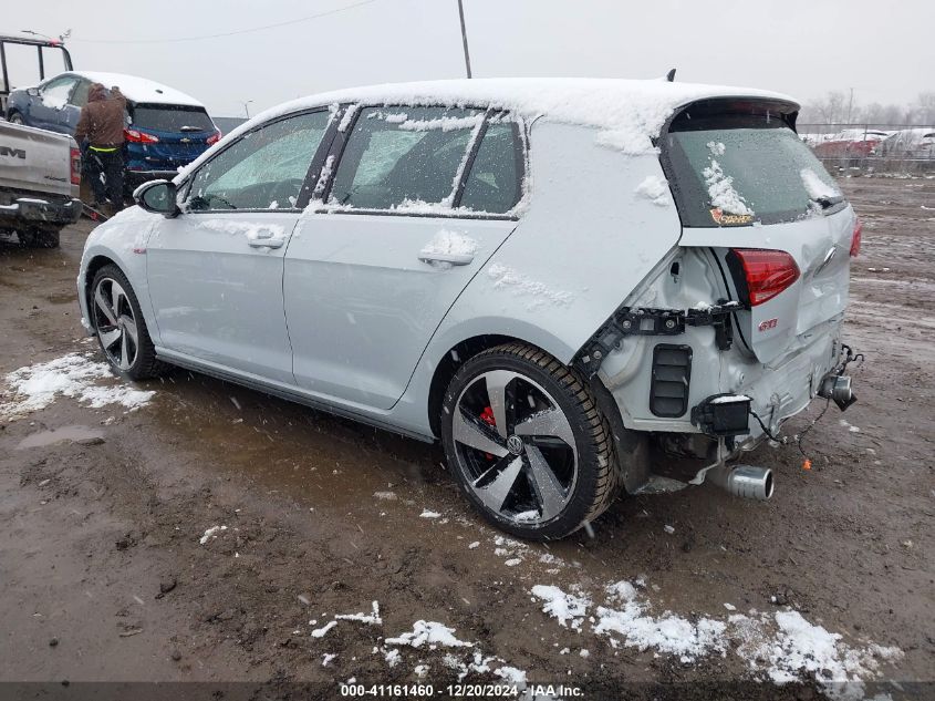 2020 Volkswagen Golf Gti 2.0T Autobahn/2.0T S/2.0T Se VIN: 3VW5T7AUXLM005843 Lot: 41161460